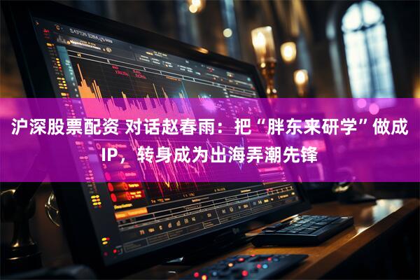 沪深股票配资 对话赵春雨：把“胖东来研学”做成IP，转身成为出海弄潮先锋