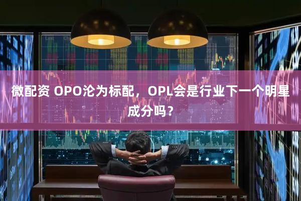 微配资 OPO沦为标配，OPL会是行业下一个明星成分吗？